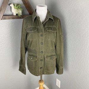 J. Crew Olive Green Utility Army Jacket XS